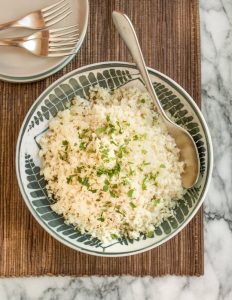 Cauliflower rice-couscous