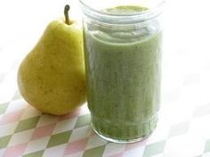 Pear & vanilla green smoothie